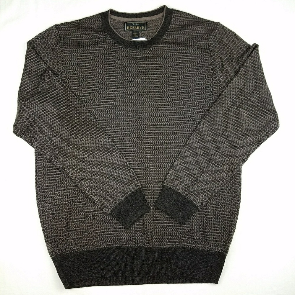 Jos. A. Bank Reserve wool blend sweater size XL